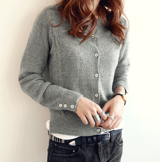 [Pin & ponytail] Check bowknot Hair Item_HA327-GY01